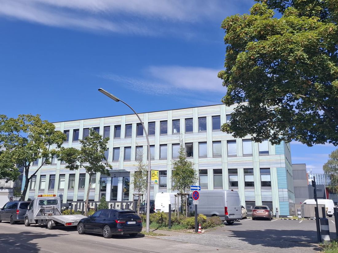 Straßenansicht der Tuchfabrik Berlin